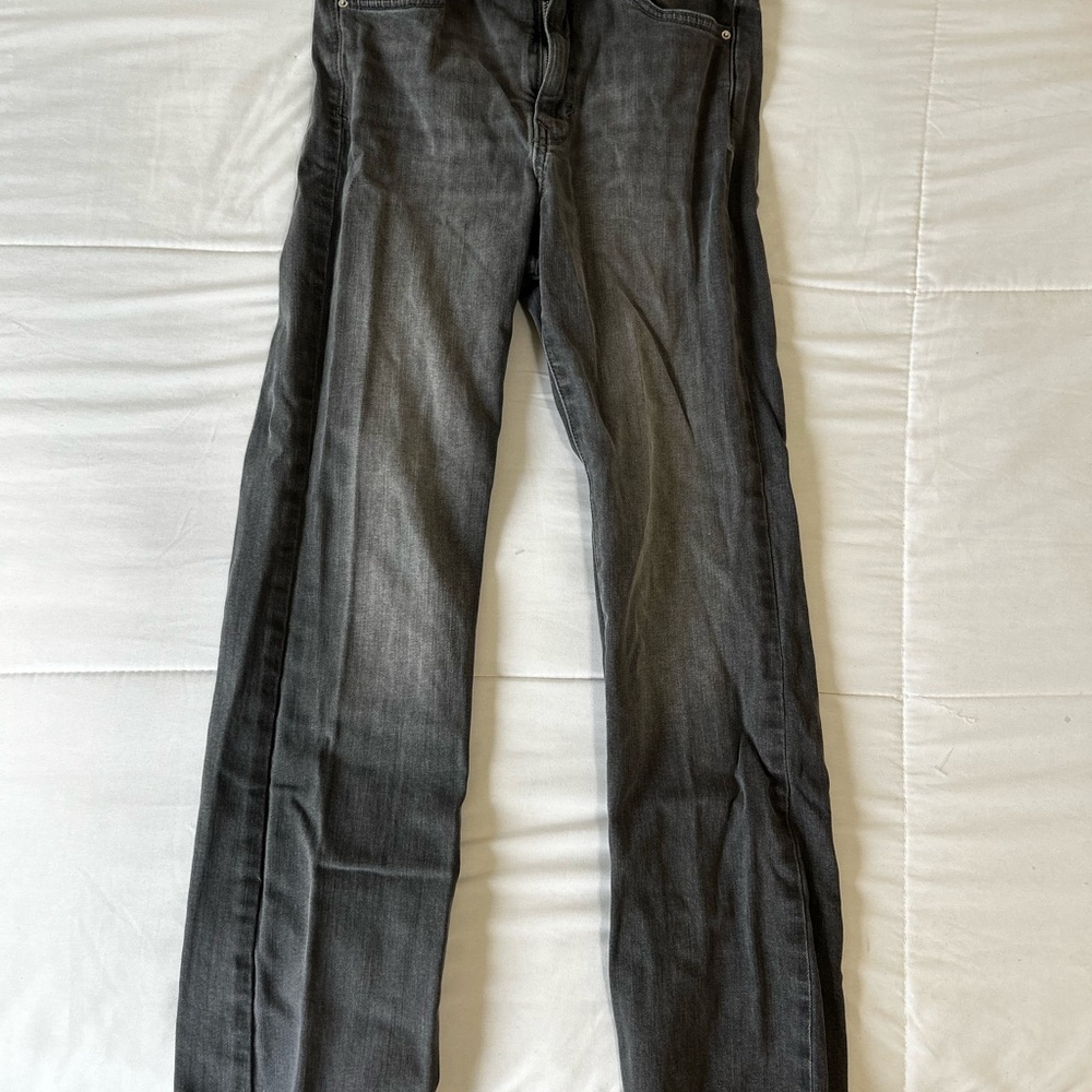 Zara Gray Denim Jeans